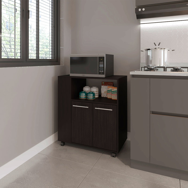 Kitchen Cart, Kitchen, Black