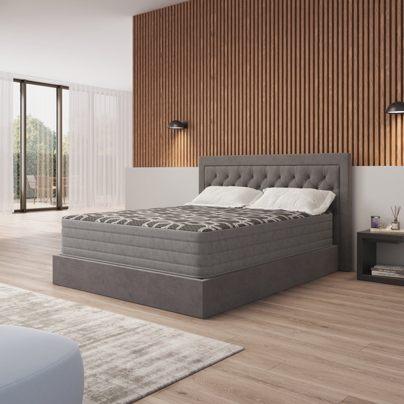 12" Smooth Top Hybrid Medium Plush Mattress, Twin