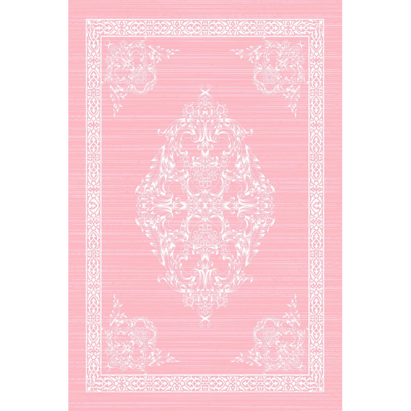Premium Hall Carpet (3.3 x 6.6 ft), 100% Polyester, 0.3 in Pile Height | Antibacterial, Non-Slip PVC Dot Underside, 650 g/m² | Durable Woven Design, 3D Digital Printing, Machine Washable, Ideal for Home Décor