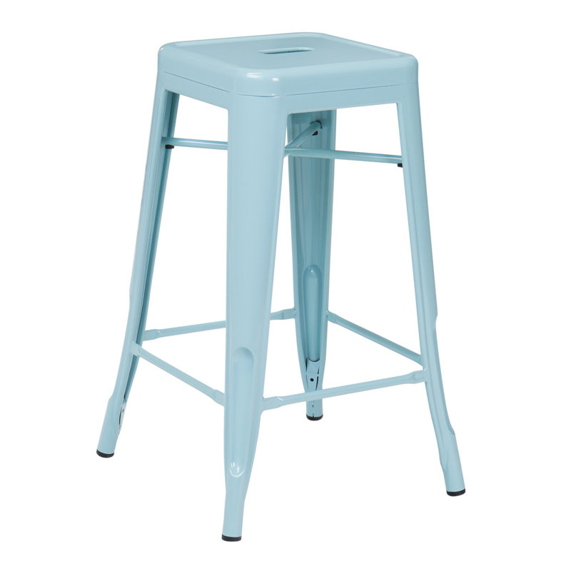 Tabouret de bar et de comptoir Cheryllynne, Tabouret de comptoir (siège d'une hauteur de 26 p, Île bleue