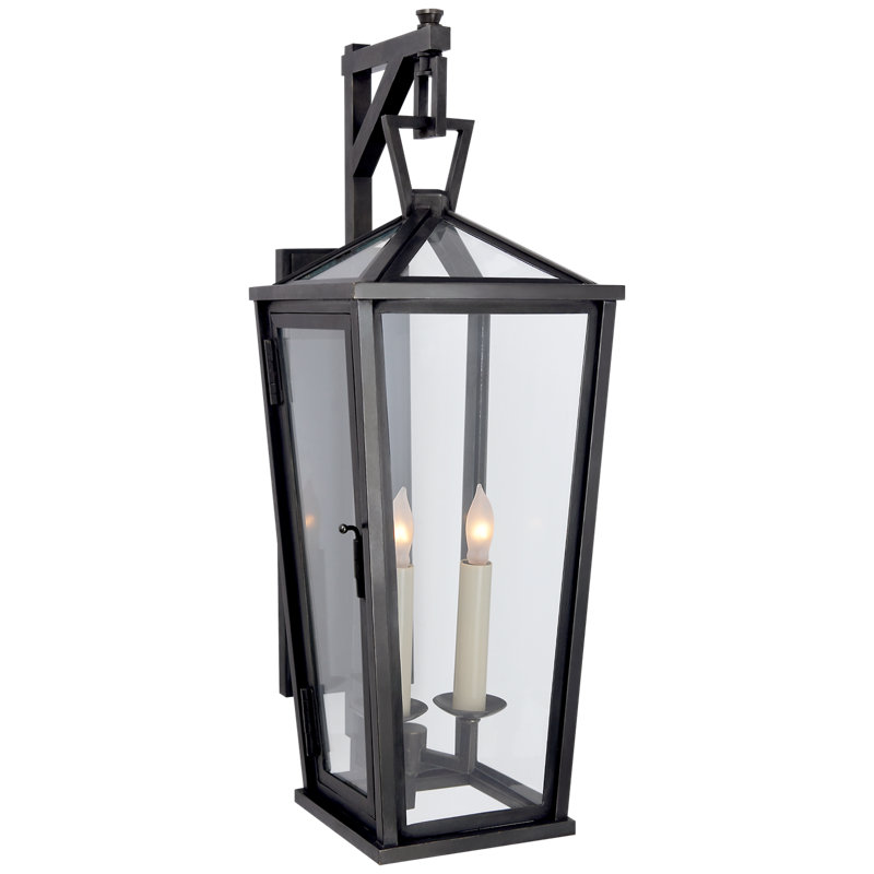 Chapman & Myers Darlana Grande Bracket Lantern, 21.25" H x 7.5" W x 9.75" D