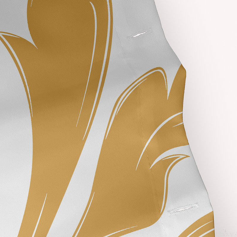 Kolby Floral Shower Curtain, Yellow