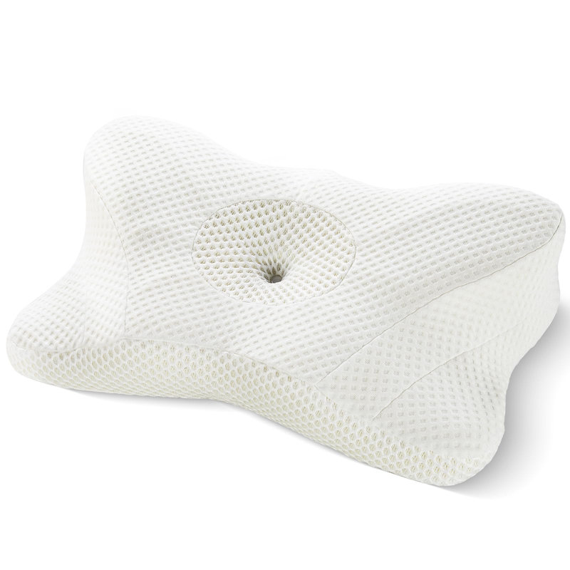 Coussin Kofi, Blanc, Grand lit