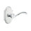 Elan Wave/Drop Double Dummy Door Lever with Oval Rosette