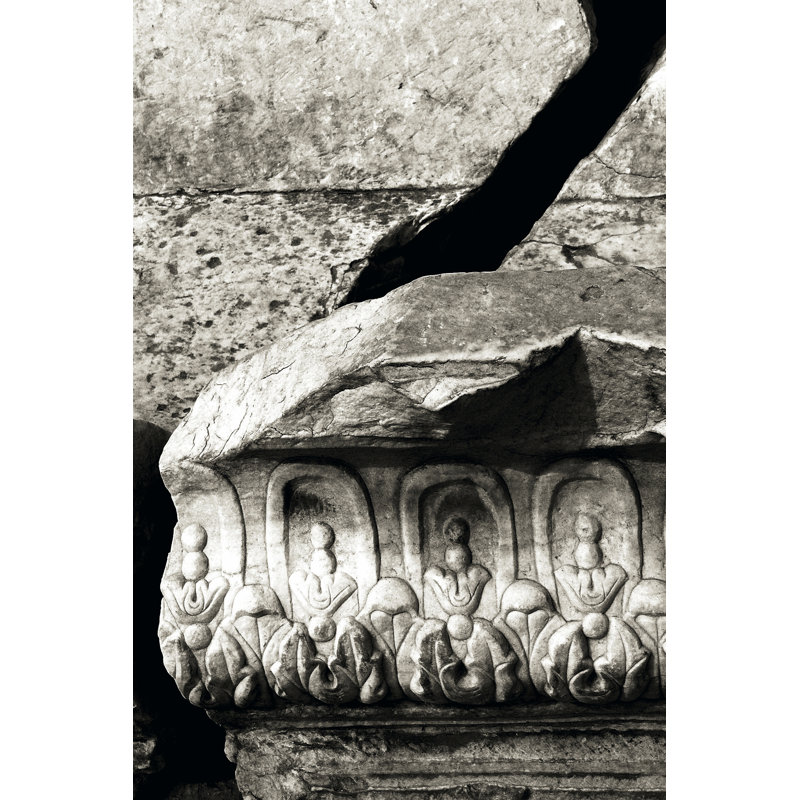 Stone Carving IV by Tang Ling - Wrapped Canvas Print, 46cm H x 30cm W x 3.8cm D