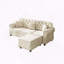 Velours Chesterfield canapé garniture cloutée capitonnée-1217001427