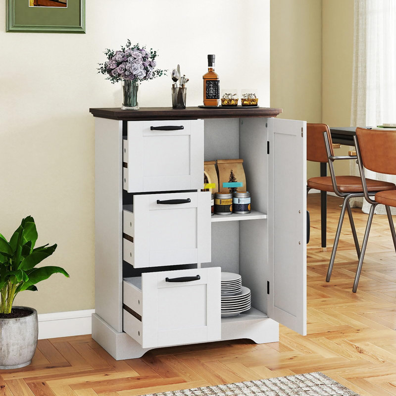 Bathroom Storage, White