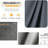Gray 13x10 Ft Pergola Replacement Canopy - Sunshield, Water Repellent, Easy Setup Outdoor Patio , ,
