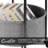 Rolling Round Metal Side Table,2-Tier Storage Side Table With Wheels,End Coffee Table With Steel Frame And Fabric Storage Basket,Cart Side Table Tray For Living Room,Bedroom,WOOD-1159573077