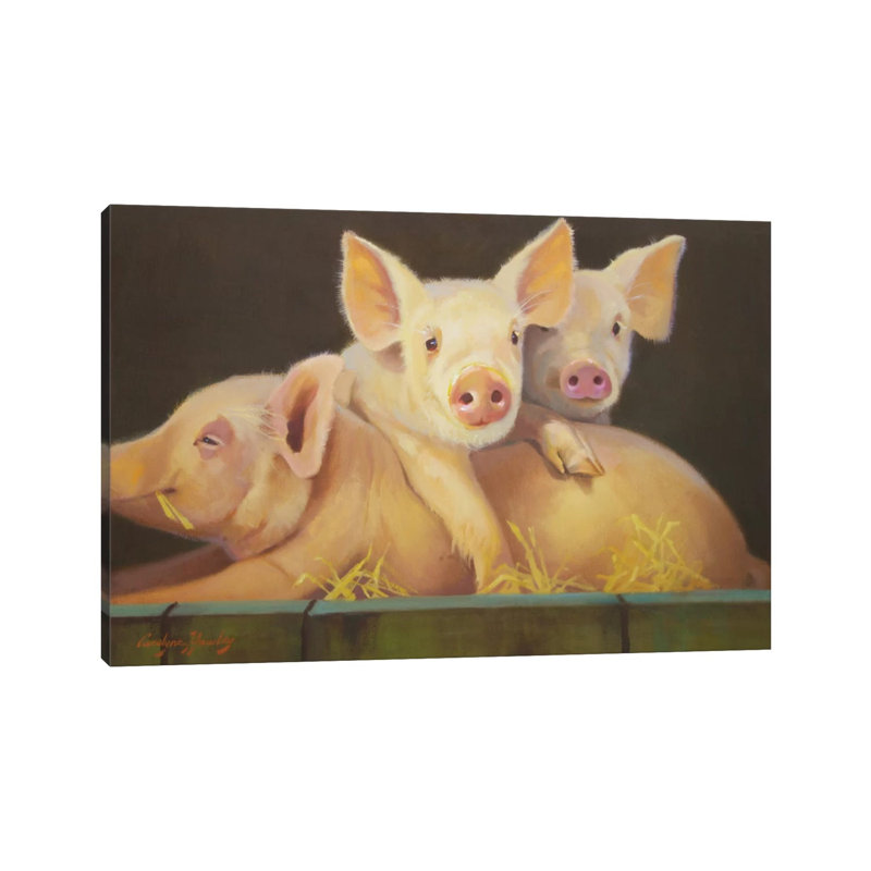 Besotted by Carolyne Hawley - Wrapped Canvas Painting, 101.6 cm H x 66.04 cm W x 1.91 cm D
