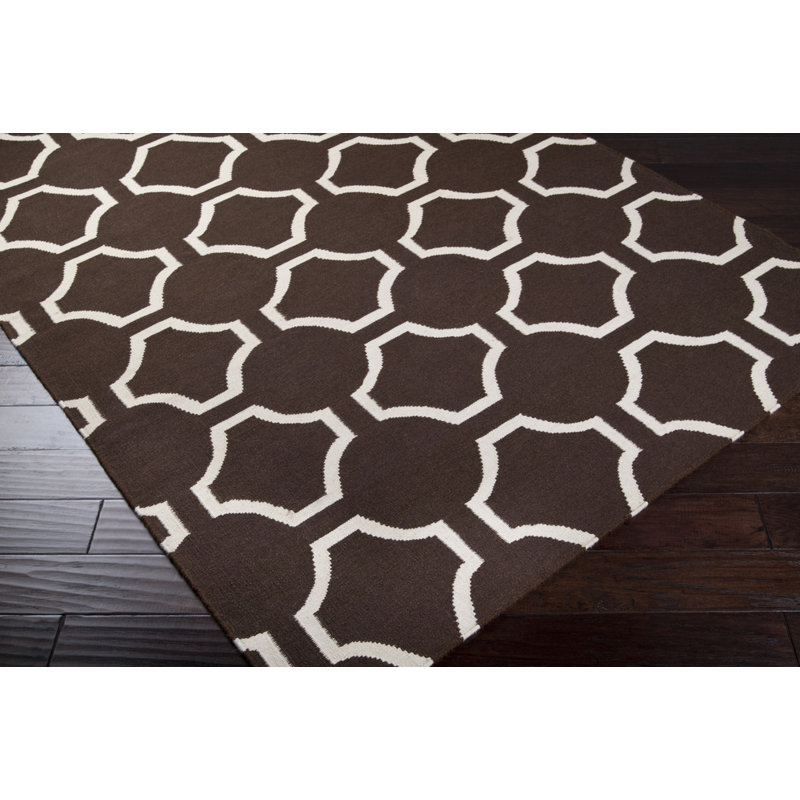 Irving Place Wool Geometric Indoor Rug, Rectangle 3'6" x 5'6"