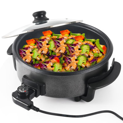 SUPERLEX Electric Skillet Glass