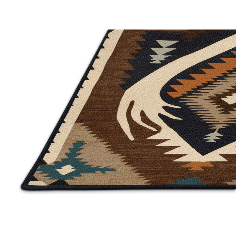  Tapis lavable Antler Southwestern, Tapis de couloir 2 pi x 5 pi