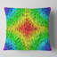 Colonnes hexagonales colorées - Coussin imprimé abstrait-29603847-29603851