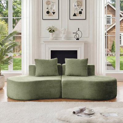 2 - Piece Upholstered Boneless Sofa