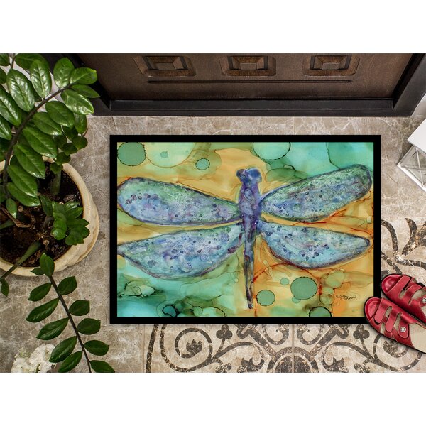 Dragonfly Doormat | Wayfair