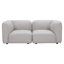 Fauteuil d'angle gris-850689290