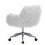 Chaise de bureau moderne en fausse fourrure-1483448024