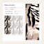 Papier peint dynamique abstrait sur fond blanc