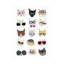 Chats avec des lunettes sur toile-94840470