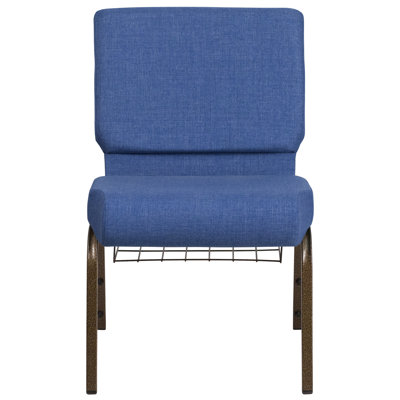 Mikolaj 21''W Church Chair with Book Rack
