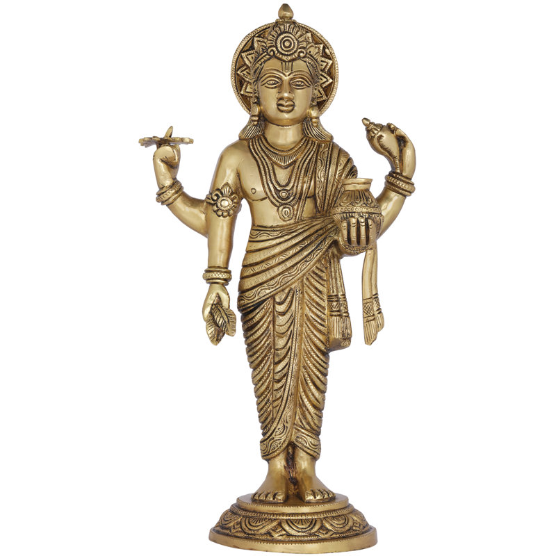 Lord Vishnu As Dhanvantari - Le médecin des dieux