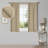 Modern Linen Inspired Classic Solid 100% Polyester Room Darkening Curtain Panel-509002647-472784747