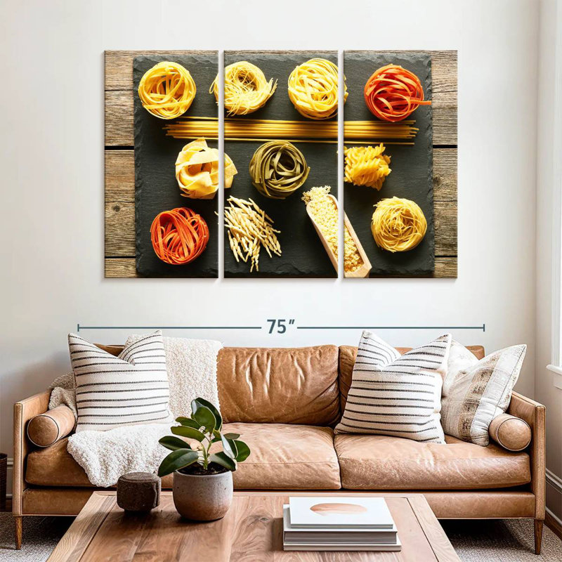 Yarlin Pasta, 42" H x 65" W