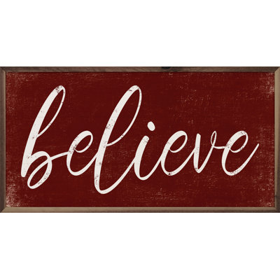 Believe Script - rouge