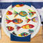 Pesci Colorati Handmade Earthenware Salad/Dessert Plate