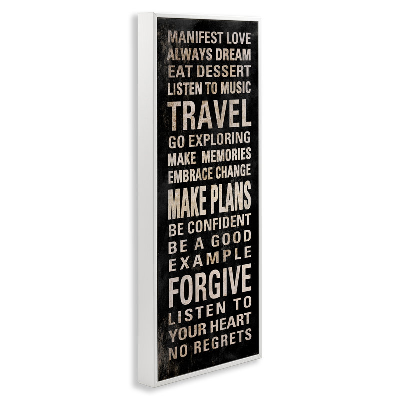 «Man manifeste Love phrases», estampe numérique encadrée par SD Graphics Studio, Giclée encadrée blanc bord de mer
