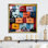 Motif coloré de sacs à main I - art mural