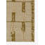 Tapis rayé vert en laine tissé à la main Ganya-338844492