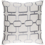 Bobby Geometric Cotton Blend Throw Pillow