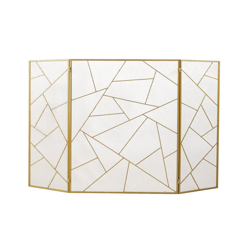 4 Iron Fireplace Door