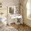 Miladeen Dressing Table with Mirror