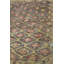Tapis unique framboise / gris anthracite / brun de 5 pi 8 po x 8 pi 3 po Jijim
