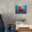  «Vibrant Angelfish» par Dean Russo, art mural sur toile, 16 po x 12 po-1563766860