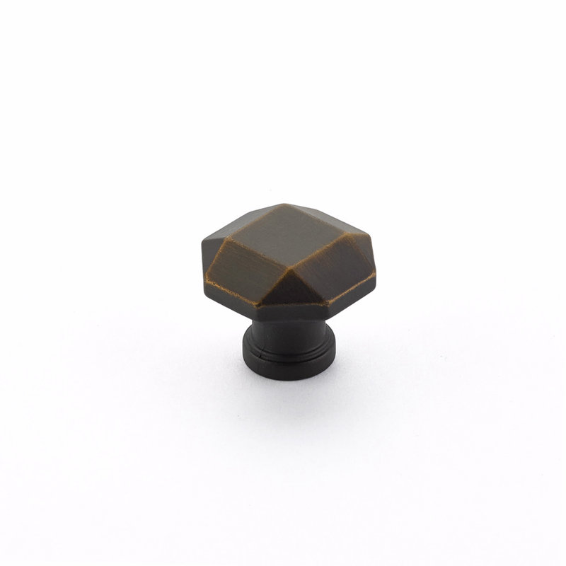 Menlo Geometric Knob, Ancient Bronze