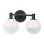 Sean Lavin Torian Bathroom Bedroom Wall Fixture With Milk Clear Glass Mix Shade-241316442-241316443-241316445