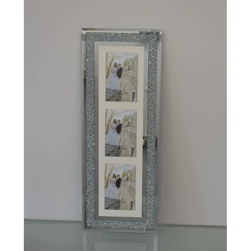 Nesquehoning Silver Glass Picture Frame