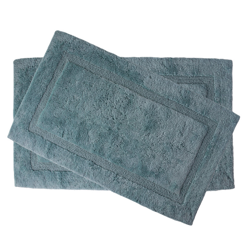 Tapis pour salle de bain Marisol, Turquoise