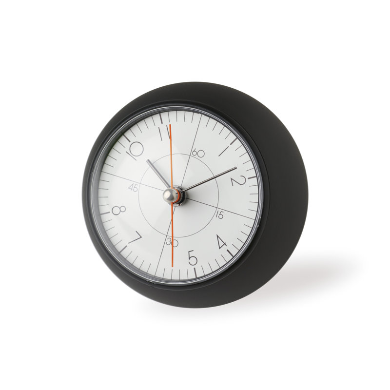 Earth Clock less, Black