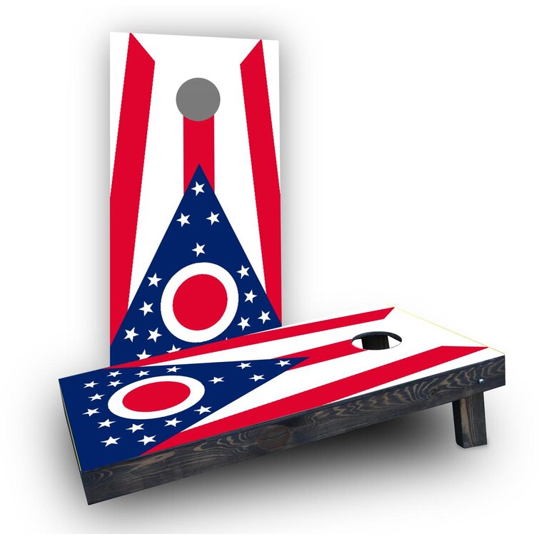 Custom Cornhole Boards Ohio State Flags Cornhole | Wayfair