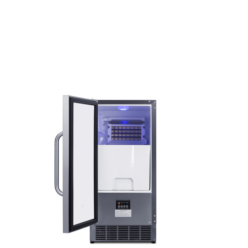 Summit Appliance Built-In 45 lb. Clear Icemaker, ADA Compliant