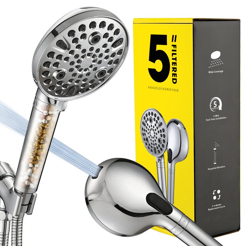 Full/Standard Dual Shower Head 1.75 GPM GPM, Chrome