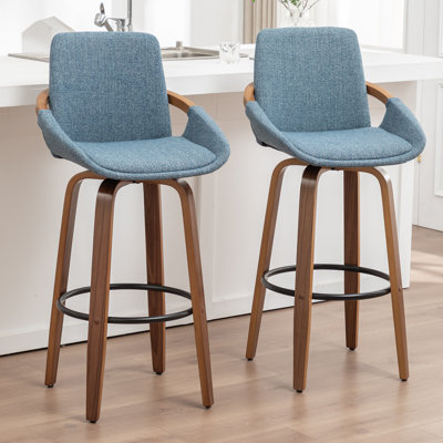 Swivel Upholstered Counter Stool