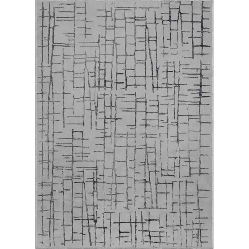 Coizer Abstract Indoor Rug, Rectangle 3' x 4'