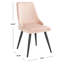 Chaise d'appoint en velours Milani-651333659