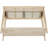 Solid  Server With Drawers And Shelf, Unfinished Diy Furniture For Custom Paint Or Stain